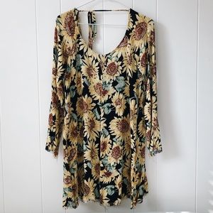 UO Boho Summer Sunflower Dress